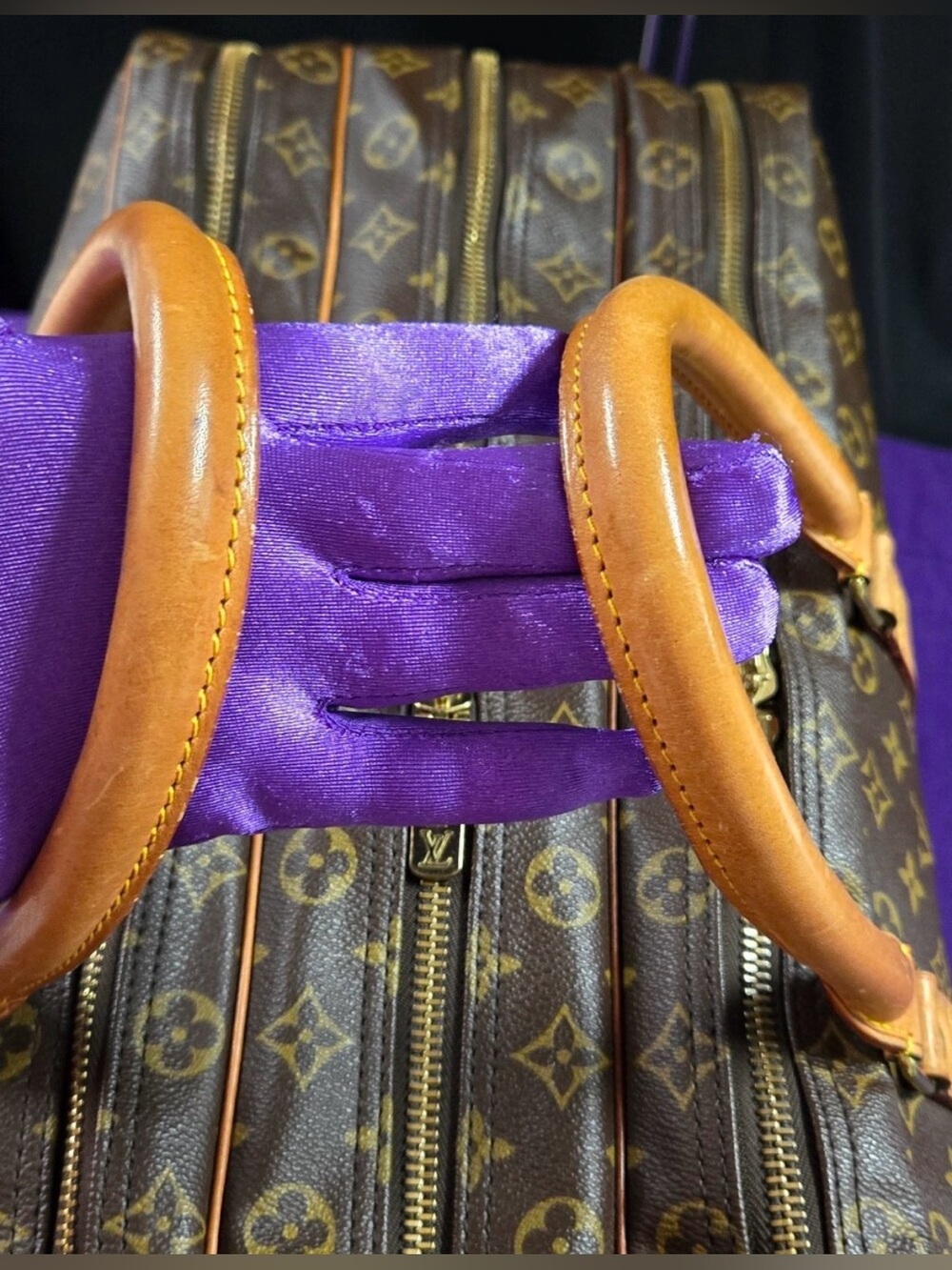 ✨Final✨ Louis Vuitton Rare Vintage
Monogram Sac Trois Poche 55
Travel Bag w/COA - Picture 11 of 16